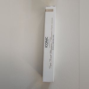 Iconic London Triple Threat Mascara. Volume, Length, Fierce, Flare, Fluff, Curl